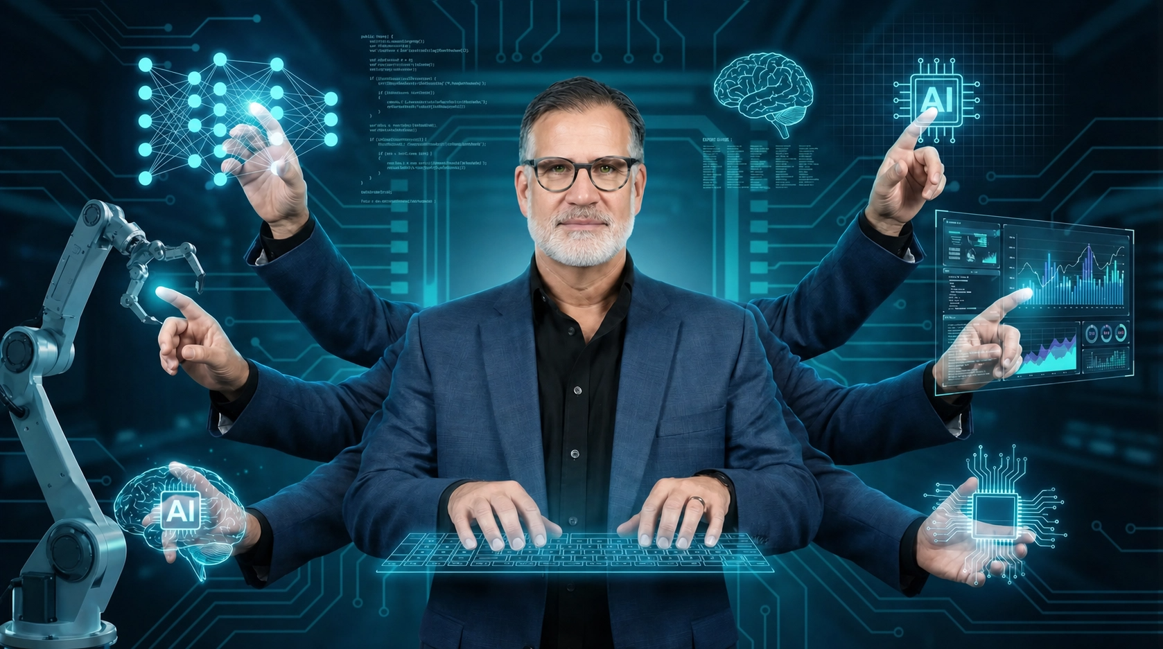 Steffen Laick im Austausch über Leadership und künstliche Intelligenz